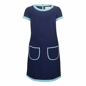 Sail to Sable NWT Trimmed Shift Dress Navy Size 4 & 6